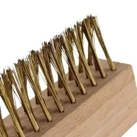 Unkrautbürste (Messing) mit Auskratzhaken 5