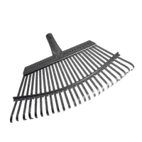Laubrechen (Metall) mit Stahlstiel - 25 Zinken 3