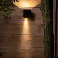 LED Wandleuchte Sus Square (24V) - Schwarz 3